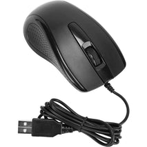 Targus AMU81USZ Full-Size Mouse - Optical - Cable - Matte Black - USB - 1000 dpi