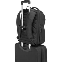 Targus CUCT02B Corporate Traveler Backpack - Damage Resistant - Black