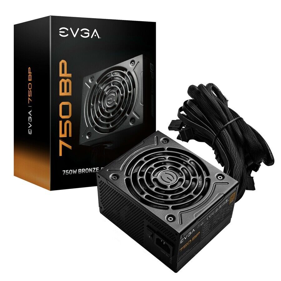 EVGA 100-BP-0750-K1 750 BP Power Supply - Internal - 3.3 V DC @ 20 A, 5 V DC