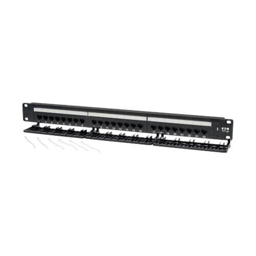 Tripp Lite N252-024 24-Port Cat6 Cat5 Patch Panel Rackmount 110 Punch Down RJ45