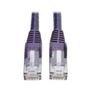 Tripp Lite N201-010-PU 10FT CAT6 Gigabit Snagless Molded Patch Cable RJ45 PURPLE