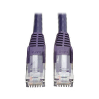 Tripp Lite N201-010-PU 10FT CAT6 Gigabit Snagless Molded Patch Cable RJ45 PURPLE