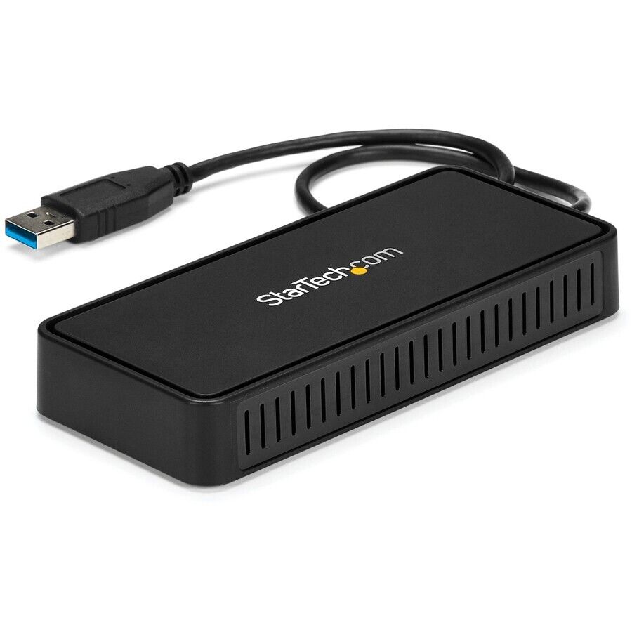 StarTech USBA2DPGB USB 3.0 Mini Dock - Dual Monitor USB Type-A Laptop Docking