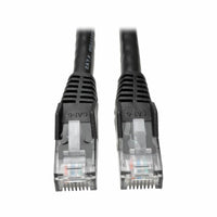 Tripp Lite N201-002-BK 2FT CAT6 Gigabit Snagless Molded Patch Cable RJ45 MM BLK