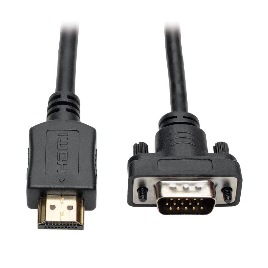 Tripp Lite P566-003-VGA 3FT HDMI to VGA Active Adapter Cable Low Profile HD15 MM