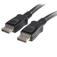 StarTech DISPLPORT25L 25 ft DisplayPort Cable with Latches - M/M - Black