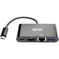 Tripp Lite U444-06N-H4GUBC USB C to HDMI Multiport Adapter Docking Station 4K