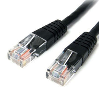 StarTech M45PATCH15BK 15 ft Black Molded Cat5e UTP Patch Cable - Patch Cable