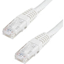 StarTech C6PATCH15WH 15ft CAT6 Ethernet Cable - White Molded Gigabit - 100W PoE