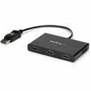 StarTech MSTDP123HD 3-Port Multi Monitor Adapter, DisplayPort to 3x HDMI MST Hub