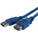 StarTech USB3SEXT1M 1m Blue SuperSpeed USB 3.0 Extension Cable A to A - M/F