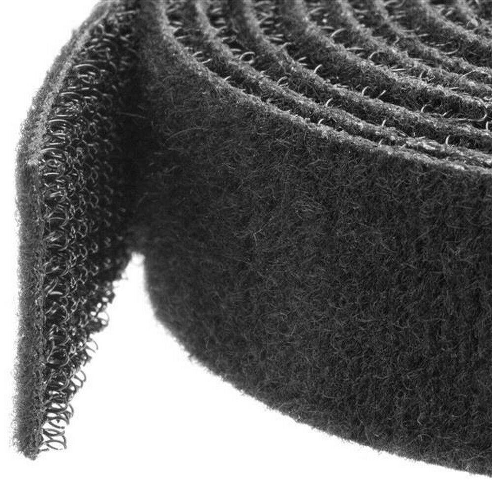 StarTech HKLP100 Hook-and-Loop Cable Management Tie - 100 ft. Bulk Roll - Black