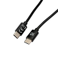 V7 V7USB2C-2M USB-C Male to USB-C Male Cable USB 2.0 480 Mbps 3A 2m/6.6ft Black