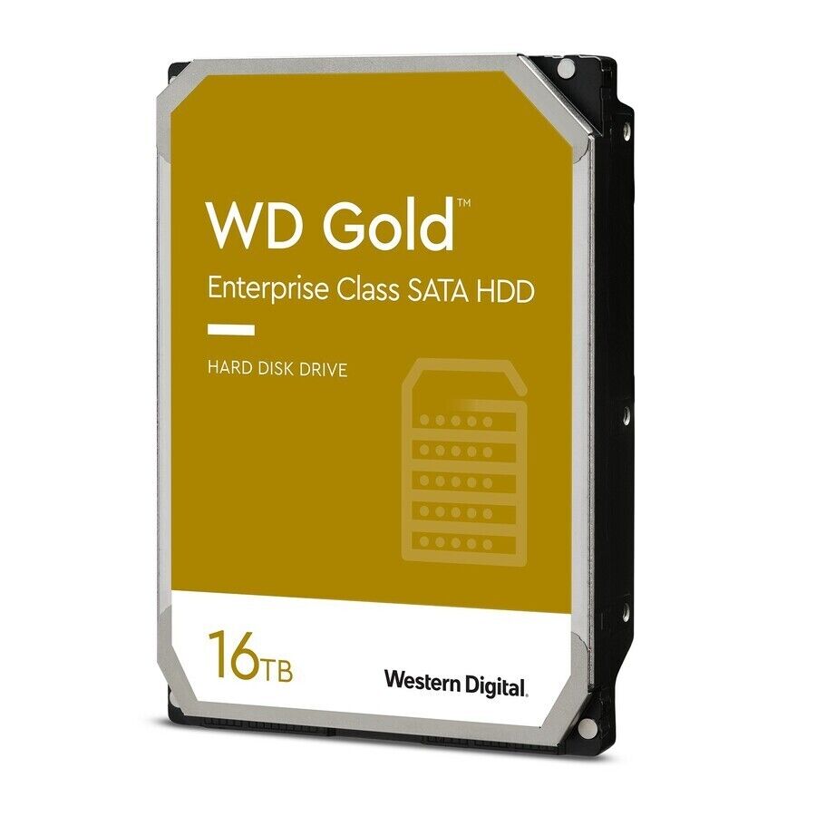 WD WD161KRYZ Gold 16 TB Hard Drive - 3.5" Internal - SATA (SATA/600) 7200rpm