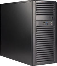 Supermicro CSE-732D4-668B Mid-Tower 2x5.25"External 4x3.5" Internal Black Case