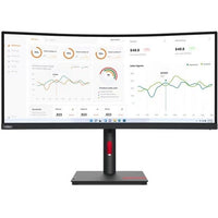 Lenovo 63D4GAR1US ThinkVision T34w-30 34" UW-QHD Curved Screen LCD Monitor