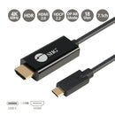 SIIG CB-TC0J11-S1 USB-C to 4K60Hz HDR HDMI 2.0 Active Cable - 2M - Thunderbolt 3