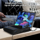 SIIG AC-PW1R11-S1 10-Port USB-A/C & Wireless Charging Station - 150W
