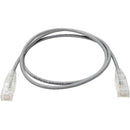 Tripp Lite N201-S02-GY CAT6 UTP Patch Cable RJ45 Ethernet Gigabit Snagless GRAY