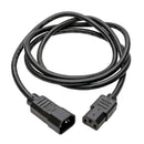 Tripp Lite P004-008 8FT Computer Power Extension Cord Adapter 10A 18AWG C14 C13