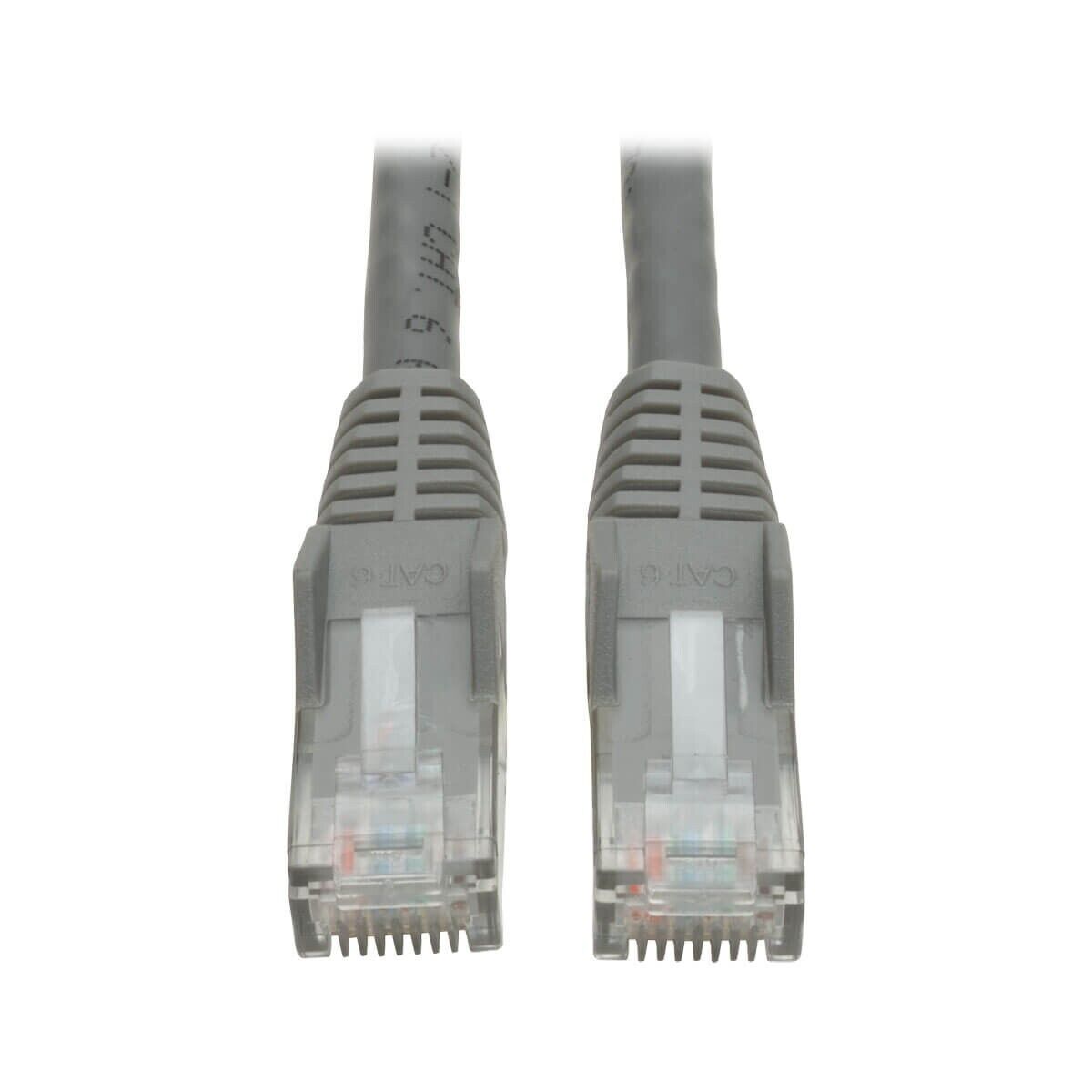 Tripp Lite N201-005-GY 5FT CAT6 Gigabit Snagless Molded Patch Cable RJ45 M/M