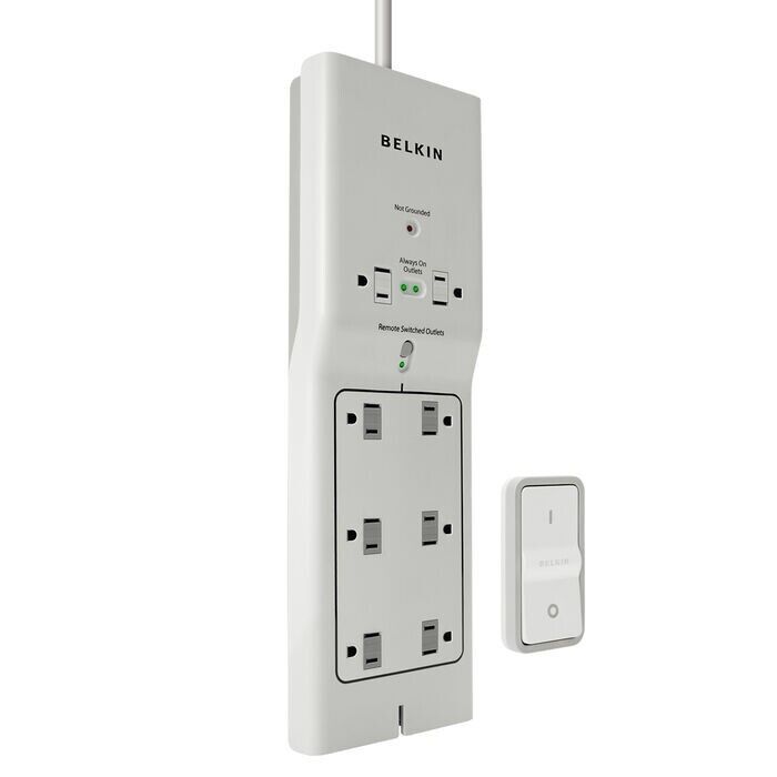 Belkin F7C01008Q Conserve Switch 8-Outlets Surge Suppressor - 1800 VA - 1000 J