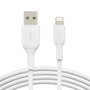 Belkin CAA001BT3MWH BoostCharge Lightning to USB-A Cable (3 meter / 9.9 foot,)