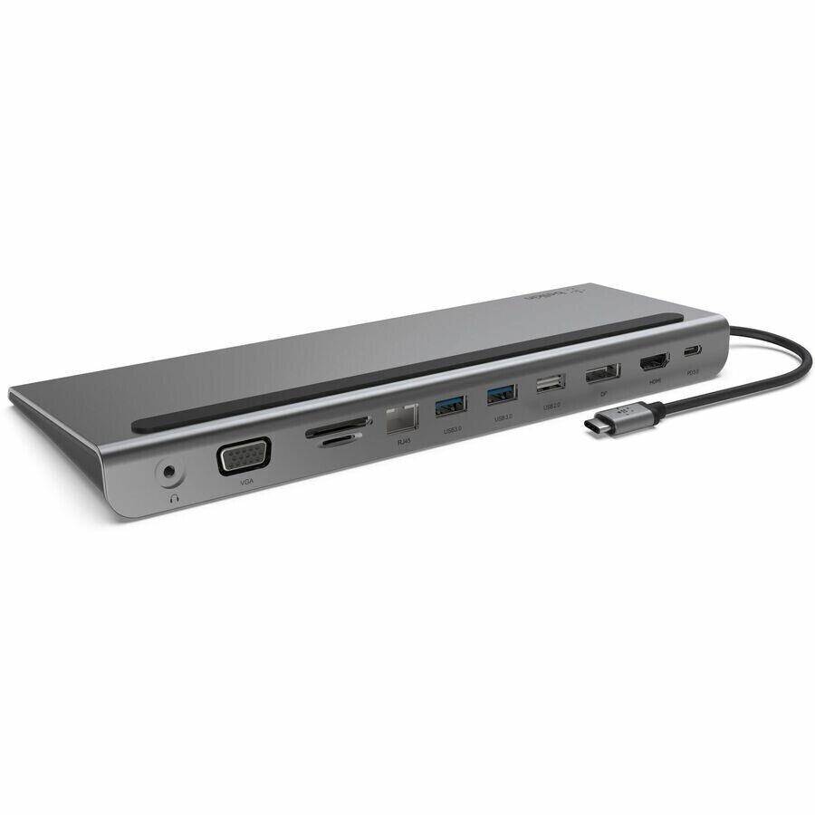 Belkin INC004BTSGY Univsersal USB-C 11-in-1 Multiport Dock - Laptop Docking