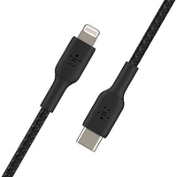 Belkin CAA004BT2MBK Lightning/USB-C Data Transfer Cable 6.56 ft Lightning/USB-C