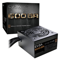 EVGA 100-BR-0600-K1 PS 600 BR 600W 80+BRONZE 12V PCIE 120mm Long SleeveBearing