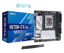 ASRock H670M-ITX/AX Motherboard AX H670 LGA1700 Max64GB DDR4 Mini-ITX