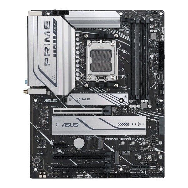 ASUS PRIME X670-P WIFI Motherboard X670 AM5 Maximum 128GB DDR5 ATX Retail