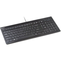 Kensington K72357USA Slim Type USB Wired Keyboard Retail - Black