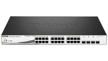 D-Link DGS-1210-28P 24PT PoE GbE WebSmart Switch 24x10 100 SFP Ports