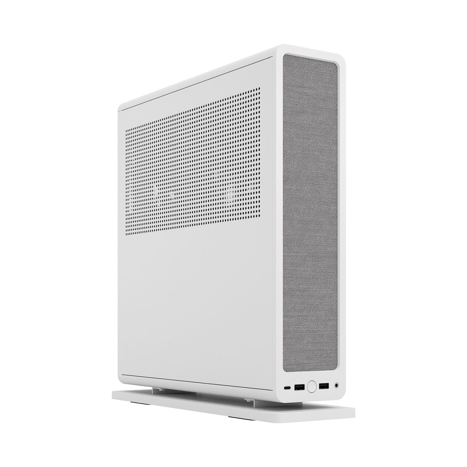 Fractal Design FD-C-RID1N-12 Case Ridge White m-ITX Slim Small Form Factor