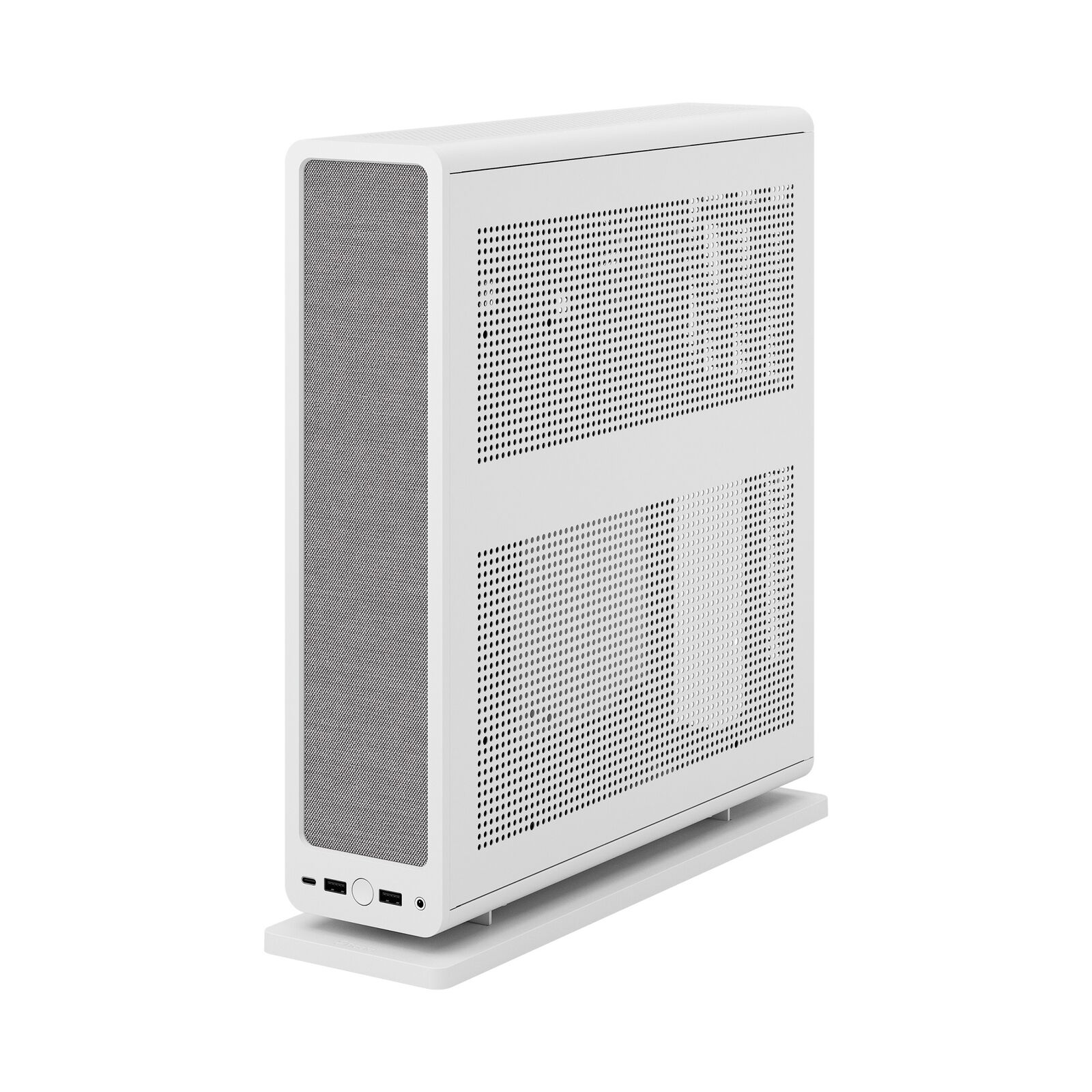 Fractal Design FD-C-RID1N-12 Case Ridge White m-ITX Slim Small Form Factor