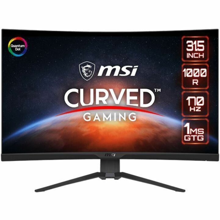 MSI MAG325CQRF QD Monitor MAG 325CQRF-QD 31.5 Rapid VA w Quantum Dot 2560x1440