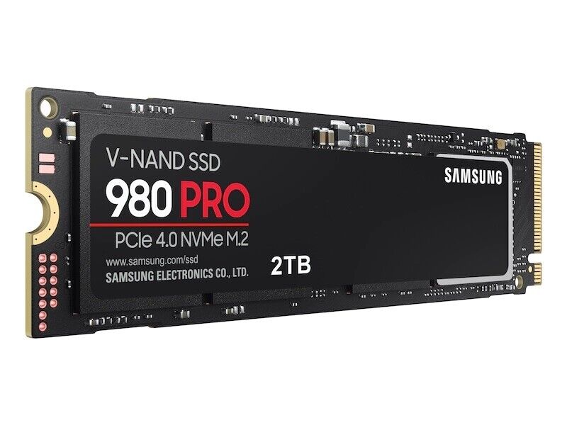 Samsung MZ-V8P2T0B/AM SSD 980 PRO M.2 PCIe 4 2TB Internal - Retail