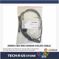 Zebra CBA-R28-C09ZAR 9FT Verifone Symbol RS232 Serial Coiled RJ45 FREE SHIPPING