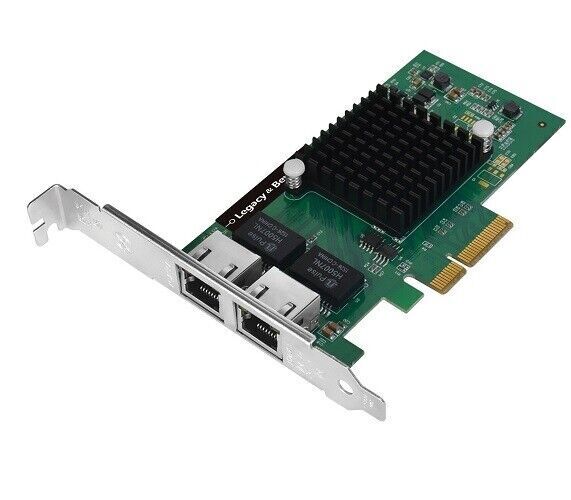 SIIG LB-GE0014-S1 Dual-Port Gigabit Ethernet PCIE 4-Lane Card Retail