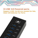 Vantec UGT-AH131U3-BK 13-Port USB 3.0 Aluminum Hub Data Charging 12V 5A Retail