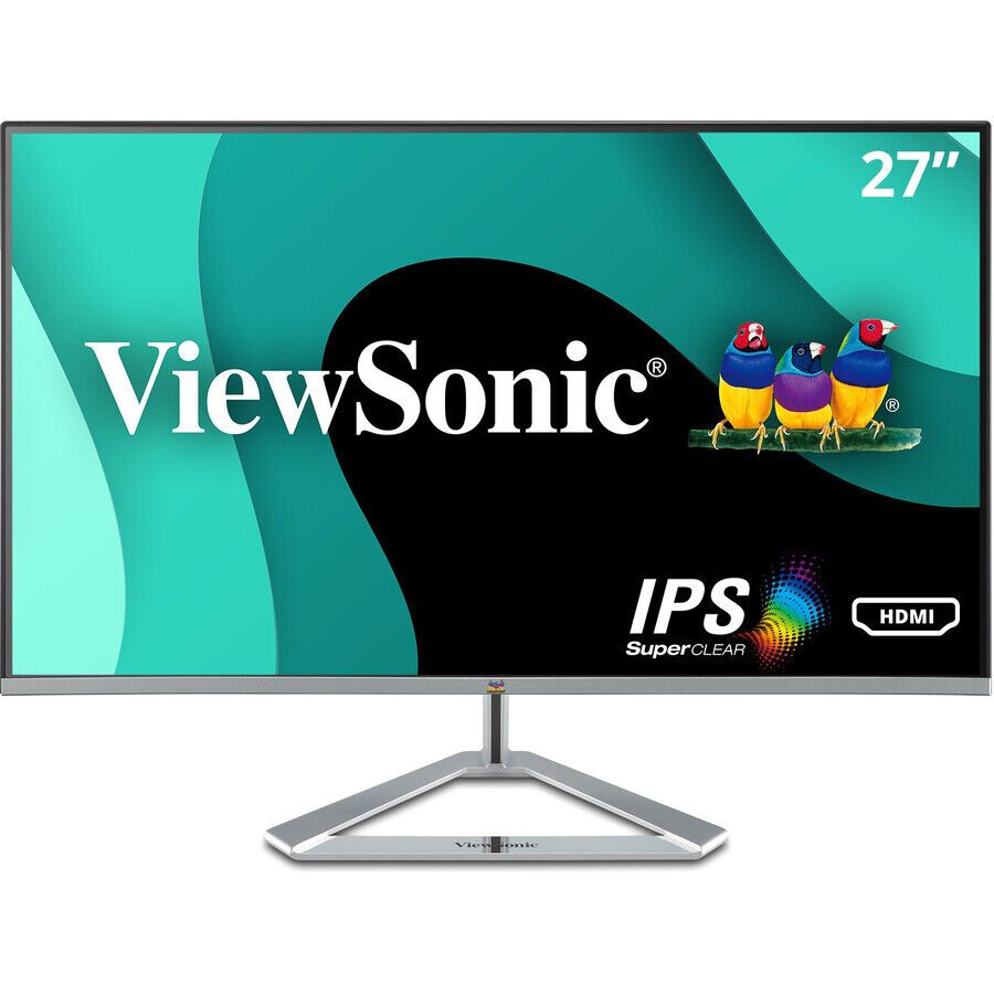 ViewSonic VX2776-SMHD Monitor 27 Full HD 1920x1080 HDMI DP VGA Speaker Retail