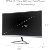 ViewSonic VX2776-SMHD Monitor 27 Full HD 1920x1080 HDMI DP VGA Speaker Retail