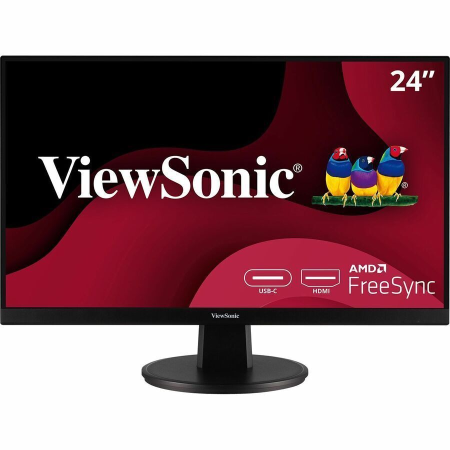 ViewSonic VA2447-MHU 24 Inch Full HD 1080p USB C Monitor - HDI-, and VGA