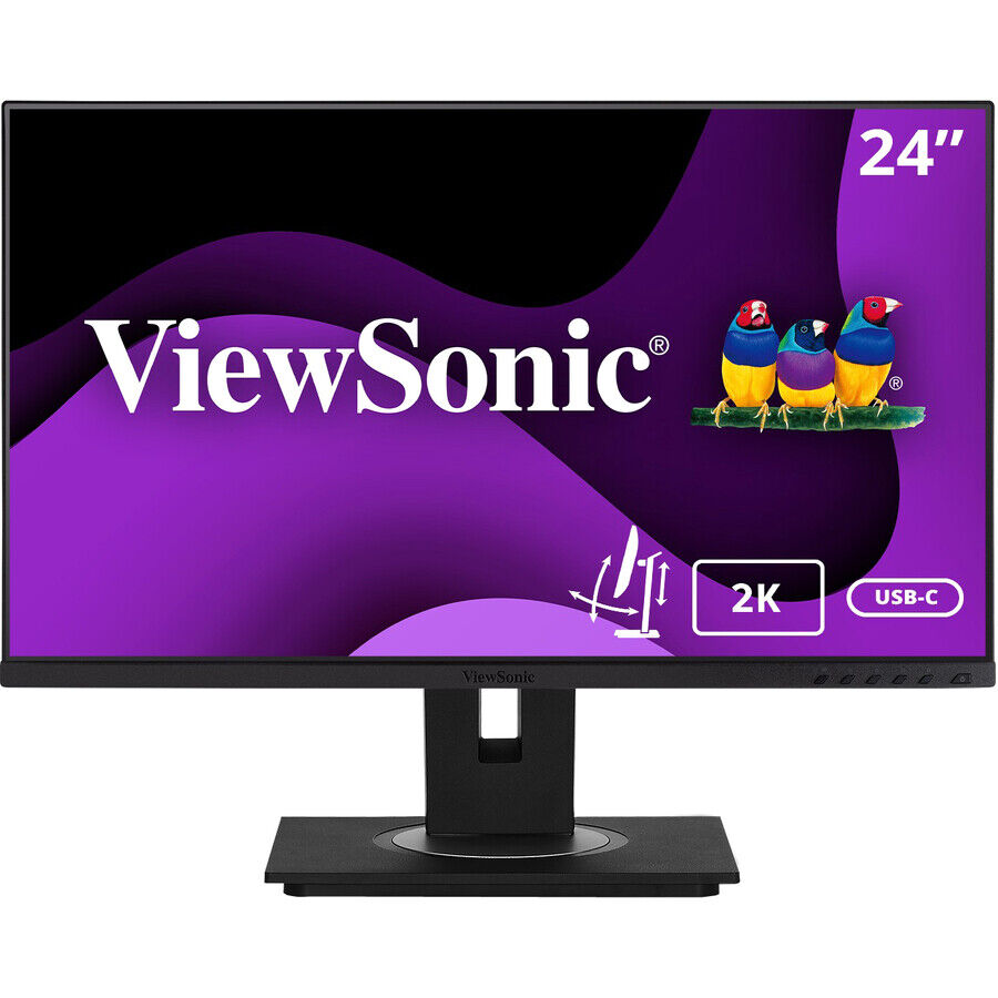 ViewSonic VG2455-2K Monitor 24 IPS Quad HD 2560x1440 - Anti-glare