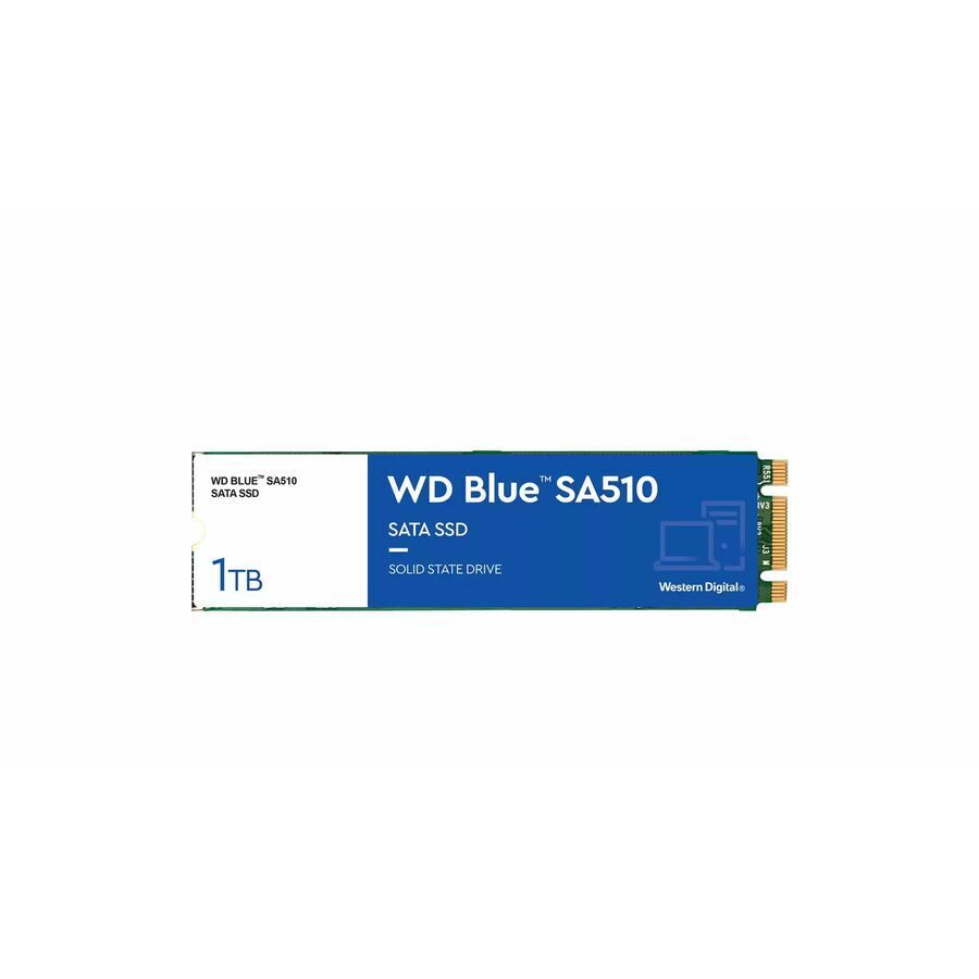 Western Digital WDS100T3B0B SSD 1TB M.2 2280 SATA III Blue SA510 Retail