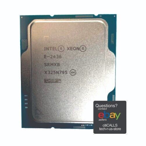 Intel CM8071505025005 CPU Xeon E-2436 2.9GHz 18M Cache FC-LGA16A Retail