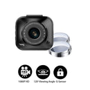 Adesso GekoGear GO1228G Orbit 122 1080P HD Wide Angle DashCam 8GB +Blind Mirrors