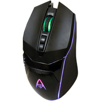 Adesso IMOUSE X5 Illuminated 7 Button Ambidextrous Gaming USB Mouse RGB 6400DPI