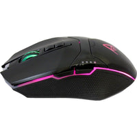 Adesso IMOUSE X5 Illuminated 7 Button Ambidextrous Gaming USB Mouse RGB 6400DPI